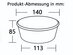 Brown Cardboard Meal Container, 700 ml &ndash; FSC&reg; Mix Credit 