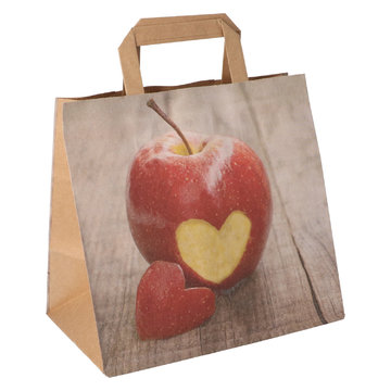 Paper carrier bags fruit