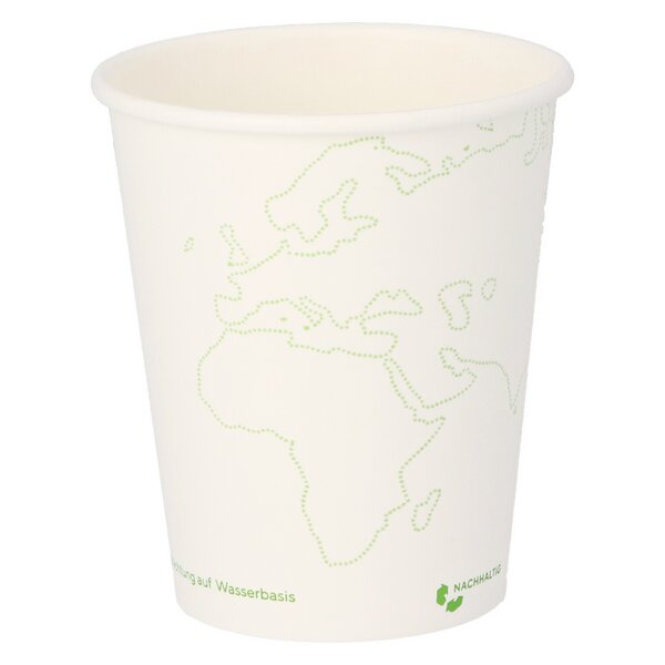 Coffee To Go Becher weiß 0,2 Liter FSC®-zertifiziert wasserbasierender Beschichtung 