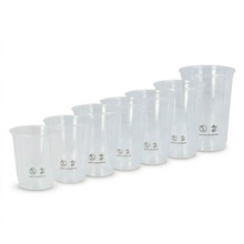 Clear Cups in 7 Gr&ouml;&szlig;en