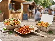 Gef&uuml;llte Snackschalen aus hochwertigen Materialien