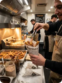 Spitzt&uuml;ten Food Truck mit Churros